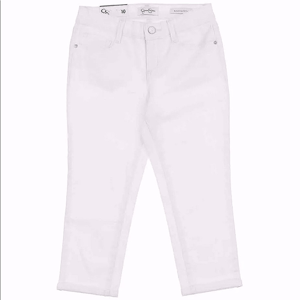 Jessica   Simpson rolled crop skinny capri